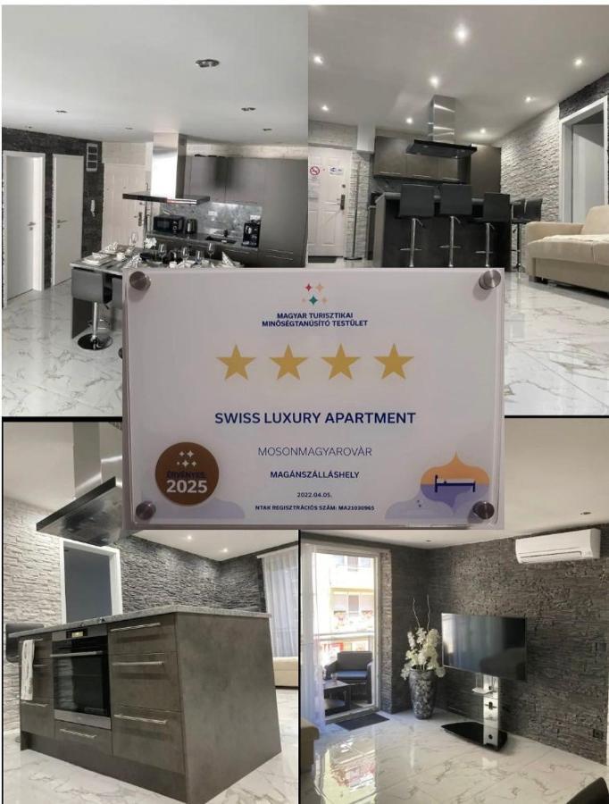 Swiss Luxury Apartment Mosonmagyaróvár Buitenkant foto